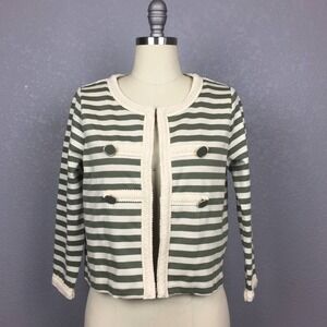 BNWT •Joseph A.• Cropped Striped Jacket